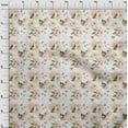 thumbnail image 3 of oneOone Cotton Silk Peach Fabric Florals Sewing Craft Projects Fabric Prints By Yard 42 Inch Wide-9E4, 3 of 4