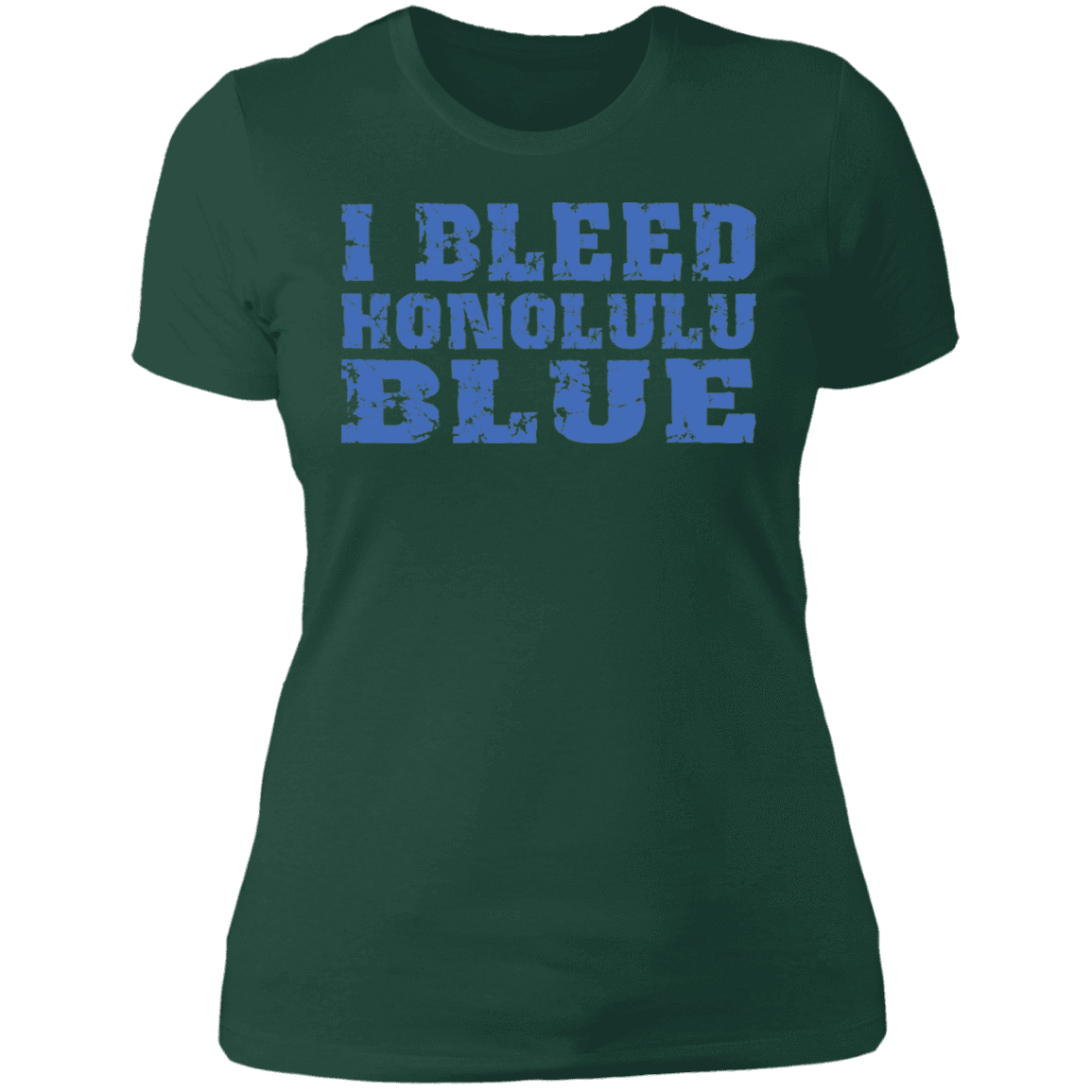 Women's Bleed Blue Crew T-shirt – The League Hawaii
