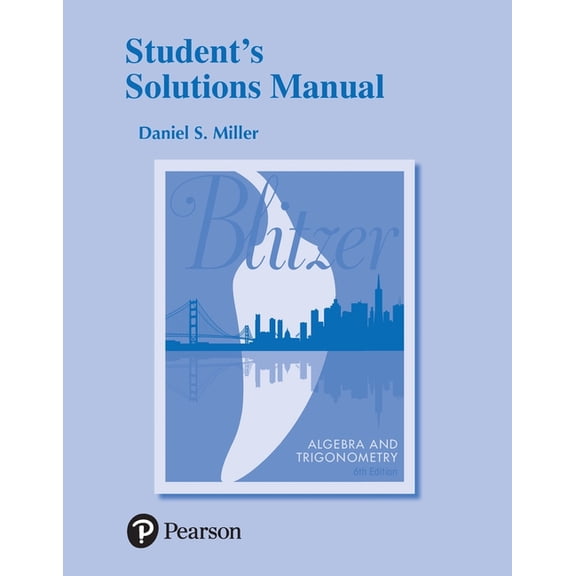 Student Solutions Manual for Algebra and Trigonometry, (Paperback)
