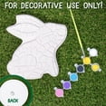 thumbnail image 3 of Kit de manualidades Creative Roots para pintar tu propia piedra de jardín con forma de conejito, 3 of 7