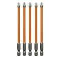 thumbnail image 2 of 5Pcs Magnetic Special Slotted Cross Screwdriver Bit for Electrician Fph2 110Mm, 2 of 6