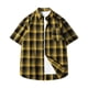 thumbnail image 1 of Blusa de Solapa de los Hombres, de Regreso Al Estilo de los Antiguos Abrigo de Manga Larga con Bolsillos de Botón para el Otoño Y el Uso Diario, Cárdigan de Poliéster Suave, 1 of 8