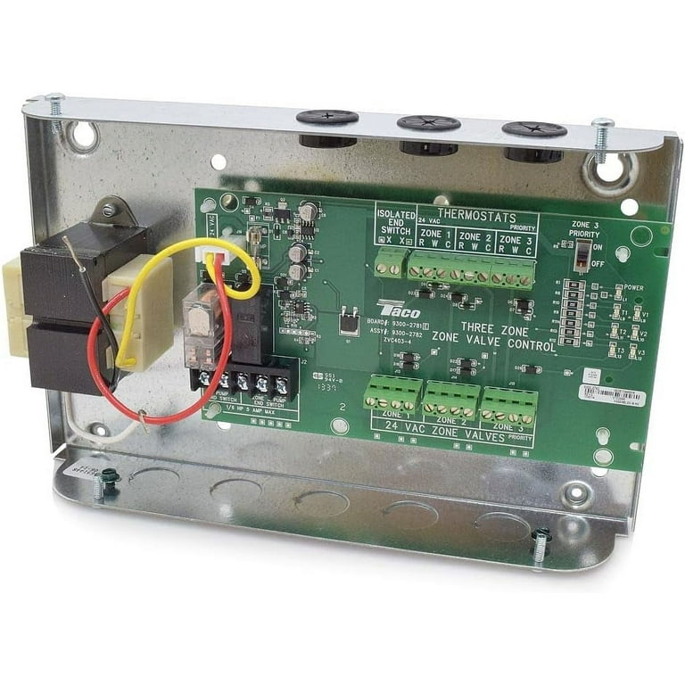 Taco Zone Valve Control with Priority Zoning Circulator, 3 Zone Taco Zone Valve Control with Priority Zoning Circulator, 3 Zone