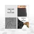 thumbnail image 4 of Eevee High Waisted Women's Yoga Patterned and Solid Colored Leggings - One Size Black, 4 of 5