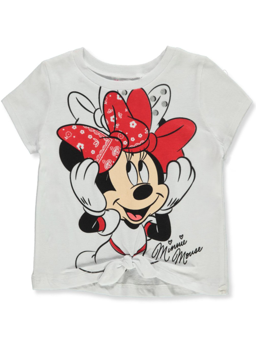 Disney Minnie Mouse Girls' 2-Piece Blush Shorts Set Outfit - white/multi, 4t (Toddler) - image 3 of 3