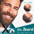 thumbnail image 2 of Beard Filling Pen - Waterproof Beard Filling Pen Kit for Men,Beard Pencil Filler for Men - Long-Lasting coverage & Natural Results with Precision & Beard Brush Styling, 2 of 6