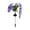 Purple, variant on Solar Wisteria Flower Light Purple Waterproof Outdoor Garden Decoration LED Simulation Floral Stake Lamp for Yard Pathway Automatic Energy-Efficient