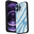 thumbnail image 1 of Compatible with iPhone 14 Pro Max Phone Case, Blue-Marble-63 Case Silicone Protective for Teen Girl Boy Case for iPhone 14 Pro Max, 1 of 1