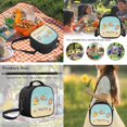 thumbnail image 6 of Yuyamidu Adorable Capyabara Girls Backpack and Lunch Bag Set Book Bag for Kids Lunch Handbag High School Bags for Boys Bookbag with Lunch Box Pencil Case Water Bottle Bag, 4 in 1, 6 of 8
