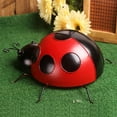thumbnail image 5 of Metal Garden Wall Art Decorative Cute Ladybugs 4 PCS Live Lady Bugs Garden Decorations Outdoor Clearance Fence Yard Art Iron Yard Decorations Ladybug for Path, Lawn, Patio, Backyard, 5 of 6