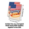 thumbnail image 2 of Hotdogs (24" X 36") 4mm Corrugated Plastic Panel, Graphics Applied To 1 Side (Pk of 2), 2 of 4