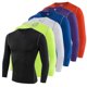 thumbnail image 4 of Ropa deportiva de manga larga de secado rápido para fitness, ropa de compresión para fútbol, baloncesto, ropa para correr, mallas elásticas transpirables que absorben el sudor, 4 of 5