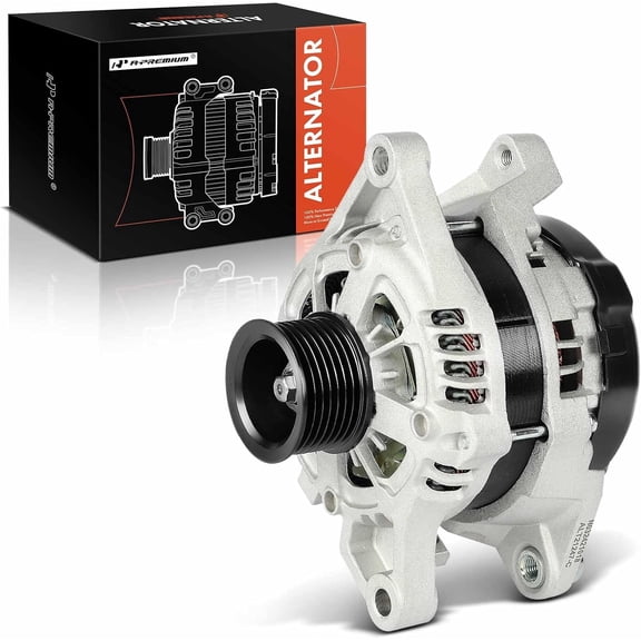 A-Premium Alternator Compatible with Toyota Tacoma 2016-2023 3.5L, 12V 130A 7-Groove Pulley Clockwise, Replace# 104211-3761, 27060-0P350