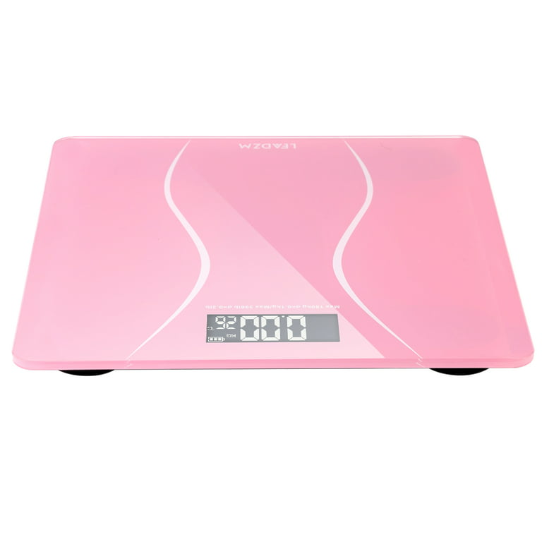 Digital Body Weight Scale, Bathroom Scale with Large Backlit Display,  Step-On Technology, High Precision Measurements, 397 Pounds Max, 6mm  Tempered Glass (Black) 
