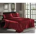 thumbnail image 4 of Satin Pillowcase King [2-Pack, Burgundy] - Hotel Luxury Silky Pillow Cases for Hair and Skin - Extra Soft 1800 Double Brushed Microfiber Pillow Covers, 4 of 4