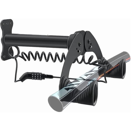 Bike Wall Mount - Horizontal Bicycle Bike Wall Hanger in Indoor Storage or Garage - Wall Mounted Bike Rack - Adjustable Bike Hanger Wall Bike Rack Hooks