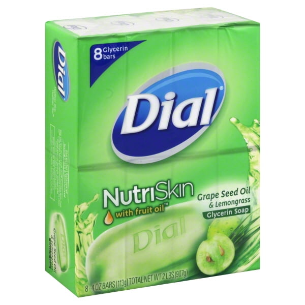 Henkel Dial NutriSkin Glycerin Soap, 8 ea