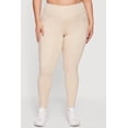 thumbnail image 3 of Women's Plus Size Mesh Detail Cell Phone Pocket Leggings, 3 of 5
