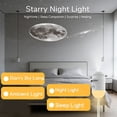 thumbnail image 6 of 2 In 1 USB Galaxy Star Projector Night Light, 360° Bendable Gooseneck Dimmable Lamp with 12 Interchangeable Cosmic Slides, Portable Starry Sky Decor Light for Bedroom Kids Room Car Travel Party, 6 of 9