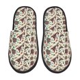 thumbnail image 1 of Fotbe Insects A Pantuflas Peludas para Mujer con Estampado, Zapatillas de Peluche, Zapatos de Invierno para Casa, Uso Interior y Exterior-Medium, 1 of 8