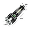 thumbnail image 3 of Linterna Recargable Hot6sl Mini con Puerto USB Luz Potente Largo Alcance, 3 of 6