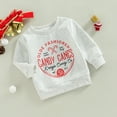 thumbnail image 2 of Toddler Baby Girl Boy Christmas Outfit Merry Christmas Sweatshirt Long Sleeve Sweater Shirt Pullover Top Fall Winter Clothes, 2 of 8