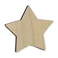 thumbnail image 4 of Celestial Wooden Wall Decor Set, Natural Unfinished Wood Moon and Star Cutouts with Smooth Edges, Paintable Wall Pieces for Bedroom, Reading Corner, Photo Backdrop and Party Display, Style C, 1 Set, 4 of 5