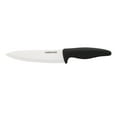 thumbnail image 3 of Farberware Professional 6-inch Ceramic Chef Knife with Black Blade Cover and Handle, 3 of 8
