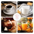 thumbnail image 3 of 3Pcs Coffee Drinking Glasses Kitchen Milk Measuring Cups Water Cups with Scale, 3 of 9