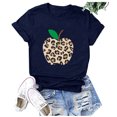 thumbnail image 3 of Gibobby Camisas De Vestir Top de blusas con estampado de y para mujer Camiseta de manga larga de Navidad（Azul marino， XXL), 3 of 4