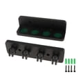 thumbnail image 2 of DYNWAVECA Billiard Pool Cue Rack Wooden Stand Storage Cue Rest for Hotel Game Room Bar black, 2 of 10