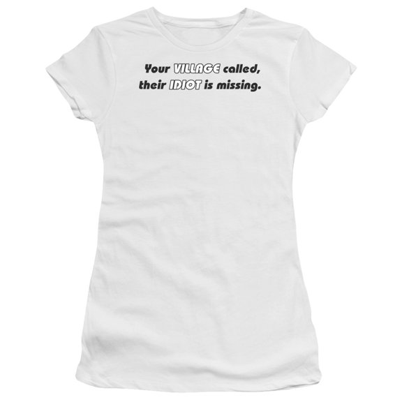 - Your Village Called - Juniors Teen Girls Cap Sleeve Shirt - XX-Large