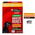 Ol' Roy Munchy Bones Dog Treats Value Pack, Chicken, Liver & Peanut