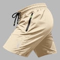 thumbnail image 5 of Homeyce Men's 5" Athletic Running Shorts Quick Dry Elastic Waist Shorts Sports Gym Exercise Workout Tennis Shorts with Side Pockets Drawstring Clothes,Brown 3XL, 5 of 5