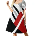 thumbnail image 2 of Decoración geométrica en cuatro colores Vestido sin mangas Vestidos de novia para mujer Vestidos de fiesta Vestido, 2 of 7