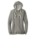 thumbnail image 3 of District Women's Perfect Tri French Terry Full-Zip Hoodie. DT456, 3 of 4