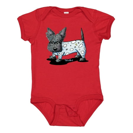 

Inktastic Scottie in PJs Gift Baby Boy or Baby Girl Bodysuit