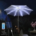 thumbnail image 1 of Lumières Solaires pour Parasol de Patio avec Télécommande, 104 LED Étanches, 8 Modes Réglables pour Jardin, Terrasse, Cour, Piscine, 1 of 7