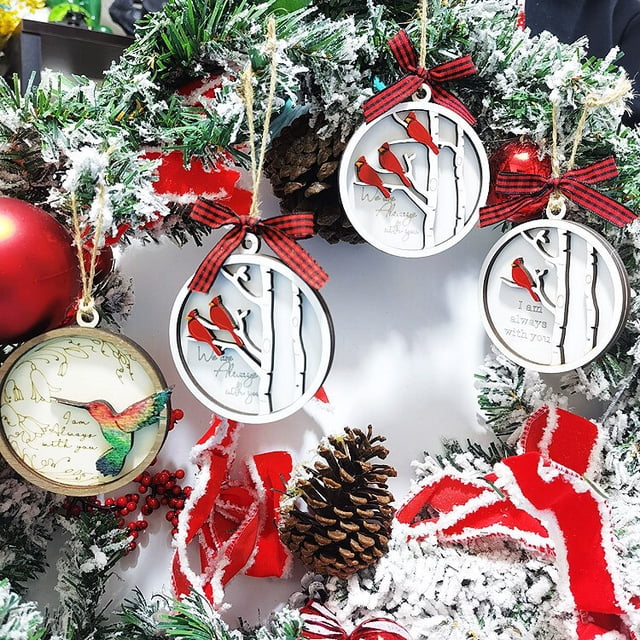 Cardinals Christmas Ornaments Memorial Christmas Ornaments Tree Hanging Decor Christmas Ornaments In Memory Gifts1United Kingdom He Qiyong unisex