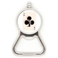 thumbnail image 1 of Playing Cards Club A Pattern Metal Beer Bottle Cap Opener Duty Stainless Steel, 1 of 3