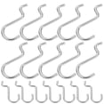 thumbnail image 2 of 20pcs Metal Pegboard Hooks Garage Pegboard Board Hooks Shop Utility Hanging Hooks, 2 of 9