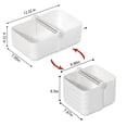 thumbnail image 3 of XWSHYW Almacenamiento y Organización Del Baño. Organizador Deformable para Ducha/Baño, Cesta de Plástico para Artículos de Tocador, Cesta Portátil para Ducha con Asa, Organizador de Cocina, 3 of 6