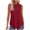 Wine, variant on Uaswgudfs Women's Sleeveless Scoop Neck Tank Top with Curved Hemline, Lightweight Soft Fabric, Relaxed Fit for Everyday Casual Comfort