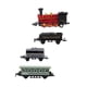 thumbnail image 4 of FELTECHELECTR Juego de 4 vehículos de juguete de aleación, tren de vapor retro, modelo de tren extraíble, juguetes para niños, regalos (rojo), 4 of 6