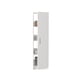 thumbnail image 1 of Alacena Lina Moru Color Blanca Gabinete con 4 Espacios, Mueble Multiusos, Estante Modular con Puerta | 150x40x30cm, 1 of 6