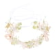 thumbnail image 1 of Corona de flores de boda para mujer, diadema con corona floral de cinta, accesorios para el cabello de flores para ceremonia nupcial Baby Shower fiesta de fotos de maternidad, 1 of 5