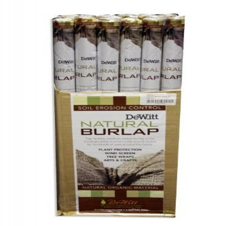 Dewitt NB6 6-Feet by 250-Feet Bulk 5-1/2-Ounce Natural Burlap
