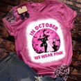 thumbnail image 2 of Mujeres Casual manga corta Halloween mama conciencia impresión O-cuello suelta camiseta blusa Tops Fridja  gope4073, 2 of 4