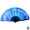 B, variant on QHUDLV Wmool Reflective Gradient Fan,Foldable Kung Dance Prop,Party Photography Accessory