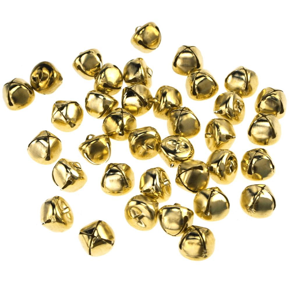 Metal Jingle Bells, Gold, 3/4Inch, 36Piece